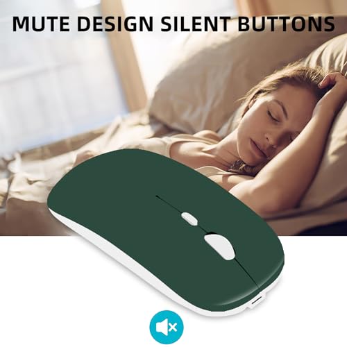Istyle Mouse Bluetooth Wireless, Tracciamento Ottico 1600 Dpi, 3 Pulsanti, Bluetooth 5.2, Mini Mouse Silenziosi Compatibili Per Mac, Pc, Macbook, Ipad, Android, Ios, Windows (Richiede Batteria Aa)… - 3