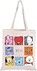 AKTAP K-pop Characters Tote Bag Bangtan Boys Gift for Army Singer Fans Gift BT Inspired Tote Bag K-pop Merch K-pop Teams Shoulder (BT Tote) #4