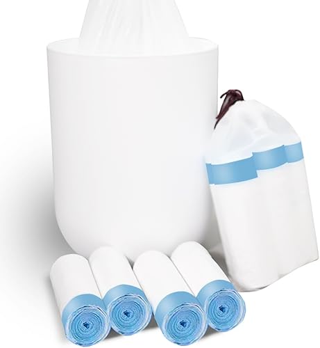 Bolsas de basura de 15 galones, tamaño de 50 piezas (24 x 31 pulgadas), fortificaciones de doble capa, bolsas de basura negras fortificadas, bolsas