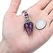 Top Plaza 6 Facet Hexagonal Point Pendant Pendulum for Reiki Wicca Dowsing Balancing Spiritual Resin Gemstone Crystal Amethyst Pendulums Necklace