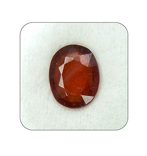 Granate hesonita natural de 6.25 ratti gomed suelto para amuletos de astrología vedica