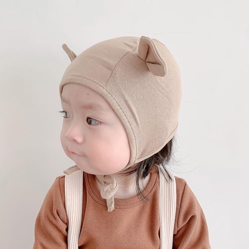 Infant Baby Girls Bonnet Christening Lace Princess Caps Breathable Adjustable Summer Sun Hat3