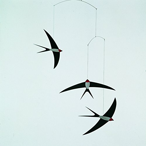 3 Swallow Hanging Mobile - 20 Inches - High Quality - Handmade in Denmark by Flensted 3 Swallow Hanging Mobile - 20 Inches - High Quality - Handmade in Denmark by Flensted