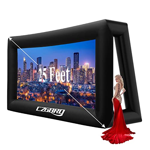 Inflatable Projector Screen - 25FT Outdoor Movie Screen Blow Up