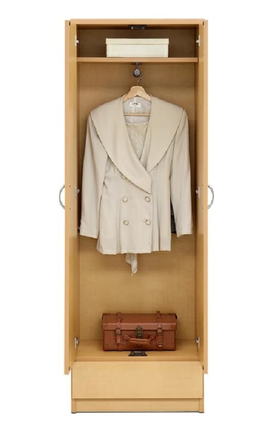 Amazon｜日本製 幅60cm 高さ180cm ワードローブ クローゼット 衣類収納