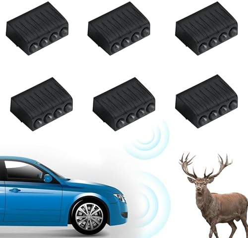 8PCS Ultrasonic Car Deer Whistle Animal Repeller Auto Safety E