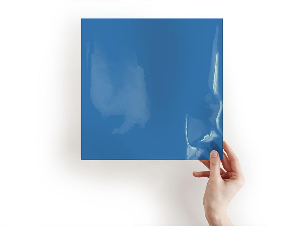ORACAL 8300 Series Transparent Calendered Film in Traffic Blue 057-12" x 10ft - Gloss Finish Tinted Vinyl Sheet Roll for Signage, Graphics and Vehicles