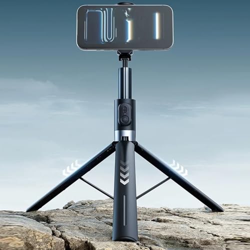 Trípode para teléfono iOS de 170 cm versátil para selfies y vídeos estables 5