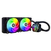 Silverstone PF240-ARGB, LGA1700, AM4, 240mm, Premium All-In-One Flüssigkeitskühler mit ARGB-Beleuchtung, SST-PF240-ARGB-V2