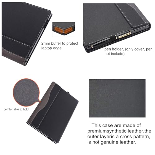 Capa para laptop Lenovo ThinkBook 16 G8 IRL / G7 IML ARP para ThinkBook 16 G6 IRL ABP [Do Check Model] Bolsa removível para notebook PU acessórios com orifício de dissipação de calor (azul)