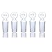 Laboy ASS402440S Glass Penny Head Hollow Glass Stopper for 24/40 Outer Glass Joint (Pack of 5)