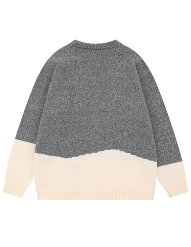 Aelfric Eden Cardigan Sweater Open Front Knit Cardigans Penguin Graphic Color Blocking Sweaters Y2k 2025 Outfits2