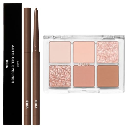 Delineador Gel BBIA Last Auto (Mellow Brown) + Paleta Nude Blush miniatura 1