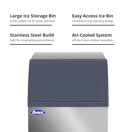 Máquina comercial fabricadora de hielo Atosa YR280-AP-161 miniatura 6