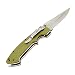 CRKT CR6773SOD Crawford Kasper Folding Knife 3.875" Drop Blade/OD Green Zytel