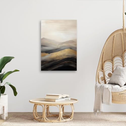 Lienzo moderno para dormitorio y salón, cuadro abstracto elegante 50x70 3