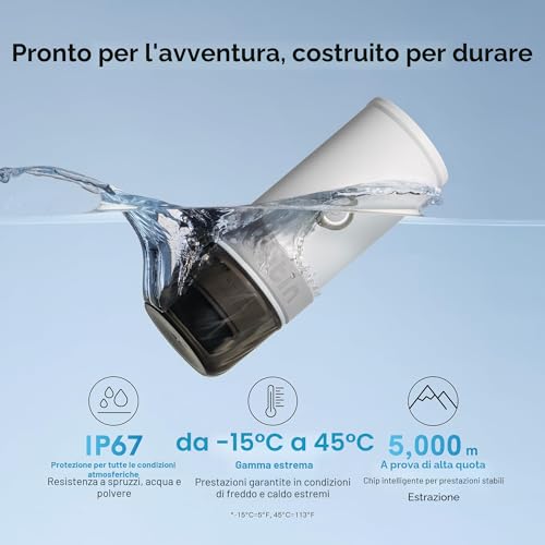 Outin Mino Macchina Per Caffè Espresso Elettrica Portatile, Mini Caffettiera Da Campeggio Da Viaggio, Macchina Da Caffè Tascabile Con Riscaldamento Autonomo Tramite USB-C, Per Qualsiasi Avventura - 7