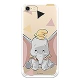 Coque pour iPhone 7 - IPhone 8 Officielle de Dumbo Dumbo Silueta Transparente pour protégez Votre Mobile. Carcasa pour Apple de silicona Flexible Con Licencia Officielle de Disney.