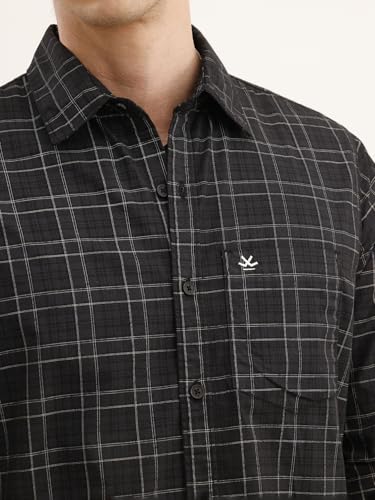 Image of WROGN Men's Shirt | All Over Checkered | Slim Fit
