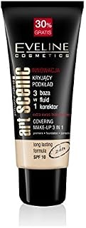 ART SCENIC MAKE-UP 3 IN 1 PRIMER, CORRECTOR & FOUNDATION BY EVELINE COSMETICS NATURAL COLOUR