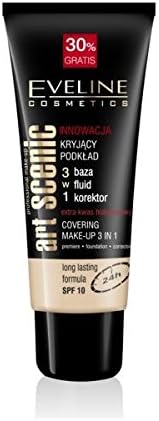 ART SCENIC MAKE-UP 3 IN 1 PRIMER, CORRECTOR & FOUNDATION BY EVELINE COSMETICS NATURAL COLOUR