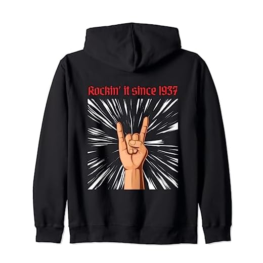 Guitarra eléctrica metal rock guitarrista cumpleaños 1937 Sudadera con Capucha