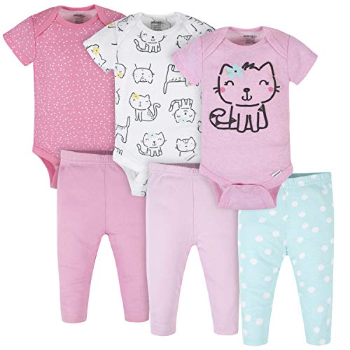 Image of Onesies Brand Unisex Baby 3 Outfit Bundle Mix Match Newborn to 12m Pants Set