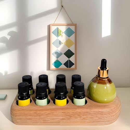 Expositor de esmaltes de uñas de madera con diseño de sobremesa 8