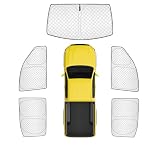 KMF Thicken Sun Shades for 2019-2026 GMC Sierra 1500 & Silverado 1500 Crew Cab Accessories,Car Window Covers...
