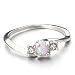 OrliverHL Women's Simple Gemstone Diamond Ring Engagement Ring Jewelry Gift,7#