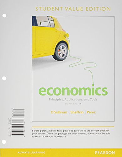 Economics: Principles, Applications and Tools, ... 0132950650 Book Cover
