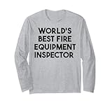 Der weltbeste Inspektor für Brandschutzausrüstung Langarmshirt