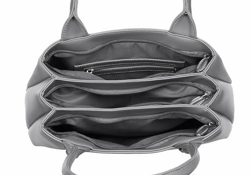 Image of Large Capacity Tote Bags For Womens Big Purses And Handbags Ladies Big Shoulder Bag (Marooon)