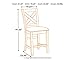 Signature Design by Ashley Moriville Rustic Farmhouse 24.5