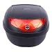 Samger Motocicleta Universal Top Case Negro Trasera Baúl 28L para Scooter Quad...