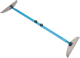 Stair Treads Gauge Template Tool, Stainless Steel Iron Stairs Tread Jig Stair Measuring Tool for Stairs, Risers, Shelf and Cutting Drywall