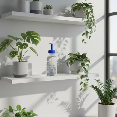 Rosojodg 6 x Flaschen-Top-Bewässerungsbehälter aus Kunststoff, Multicolored, für 30 mm Trinkflaschen, Gartenbewässerung, Gießkannen