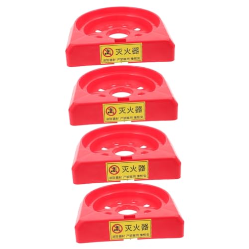Uonlytech 4 Piezas De Base De Extintor De Incendios Gancho De Soporte De Emergencia Para Detallado De Rieles De Camiones Y Automóviles Asiento De Inodoro Continuo Para Caravana Extintor