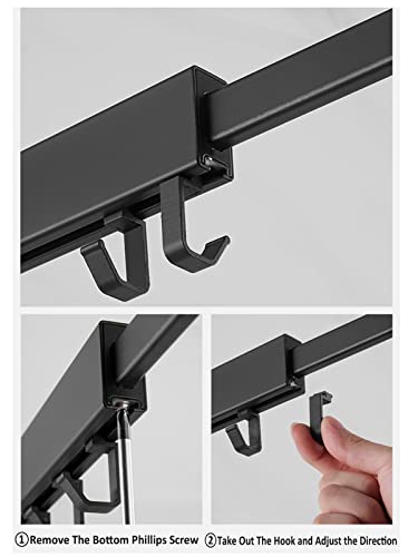 Suspension murale pour vêtements pliables au balcon ou dans la buanderie - 3