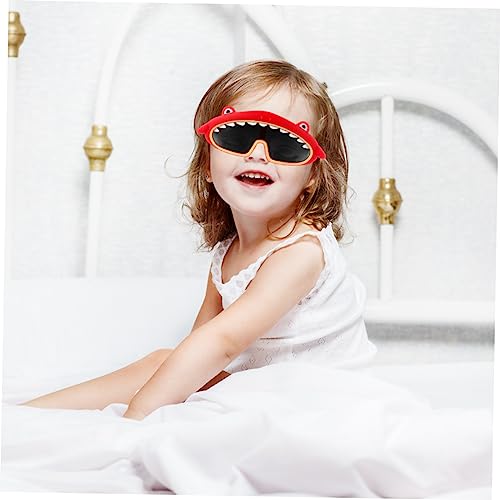 SAFIGLE 1 Peça De Óculos Em Forma De Tubarão Para Crianças Vestido Formal Decoração De Verão Roupas