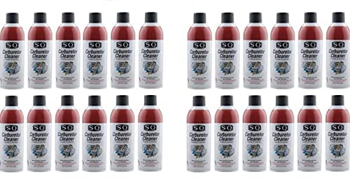 SQ Carburetor Cleaner, 24 pack, 12.5 OZ per can