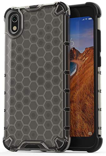 Image of Glasgow | for Mi Redmi 7A Back Case Cover for Mi Redmi 7A with 4 Bumper Corners and Military Grade Protection - Black