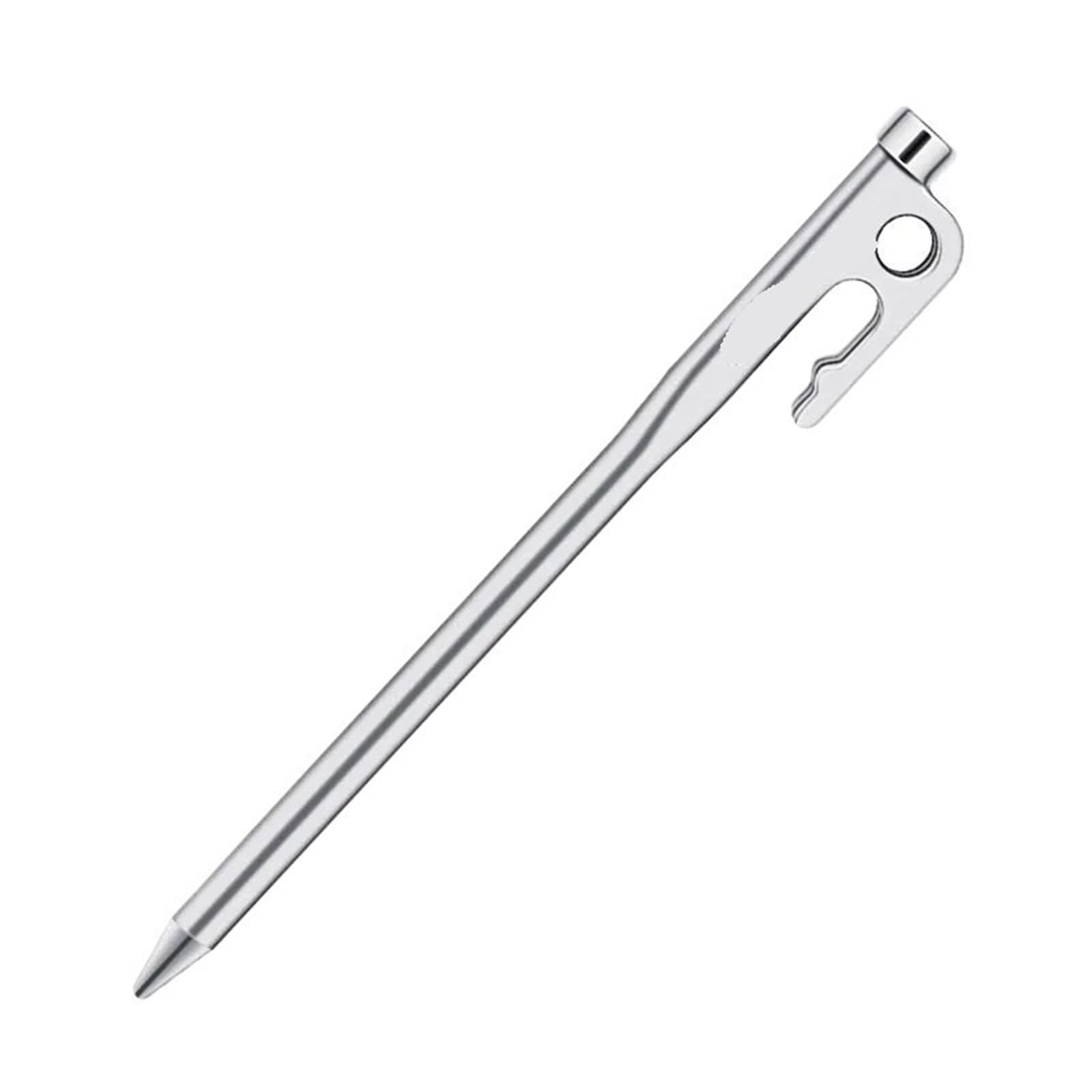 Pegs de tente en acier inoxydable robuste pour camping sauvage