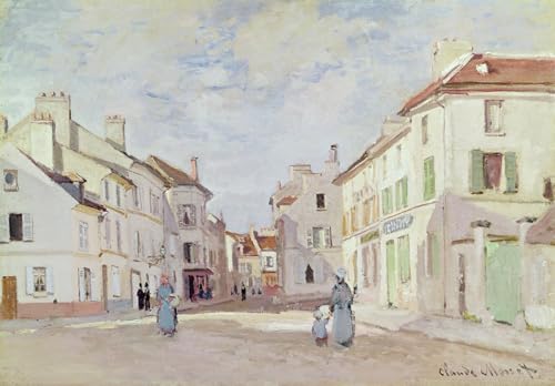 Lienzo Cuadro Pintura Murales Decor Argenteuil Claude Monet Paisaje Impresionista Hogar 60x90cm