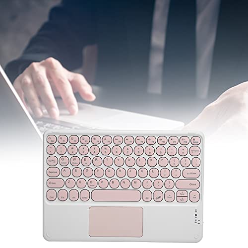 Rengu Wireless Keyboard, Ultraslim Design Rechargeable Durable Portable Wireless Keyboard Controller For Home For Office (Pink) #TOP1
