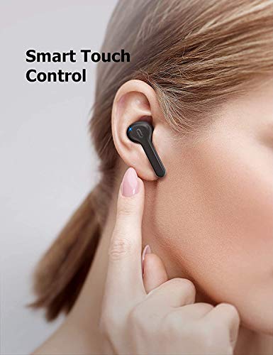 Image of 3 idea Imagine Create Print Tessco IBuds-404 Wireless Bluetooth IP56 Sweatproof Design Earbuds with Mic, Compatible with Android /iOS /Tablet (Black)