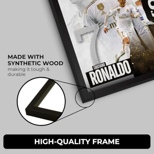 Image of Funk You Store Poster | Framed F1 Car A4 Sized (31 x 23 cm) | F1 Poster | n Car Posters for Wall, Gift for Boys, Formula 1 Frames | Formula 1 Frame (Ronaldo Real Madrid)