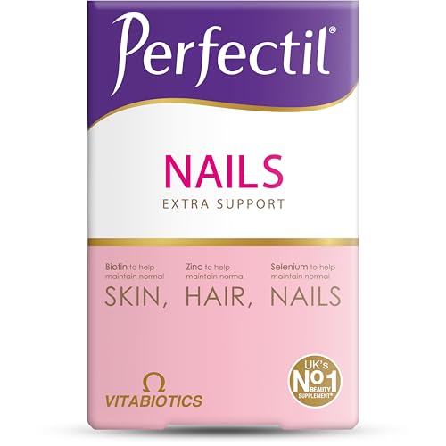 Perfectil Nails Beauty Supplement for Nails - Includes Selenium Biotin & CoQ10 60 Tablets 30-Day Supply by Vitabiotics