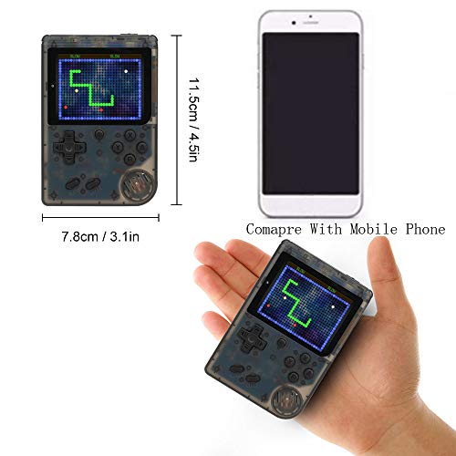 Honorall Retro Handheld Game Console Emulador Embutido 168 Jogos de Vídeo Game Player Handheld para