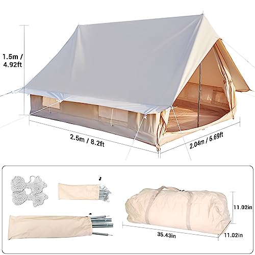 Carpa tipo yurt para 3-4 personas resistente al agua miniatura 4